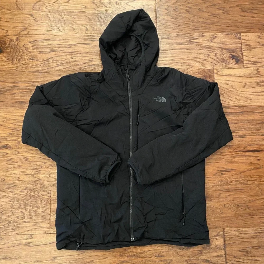 The North Face Ventrix Hoodie Mens XL Black Ripstop Insulated Jacket NF0A39NF